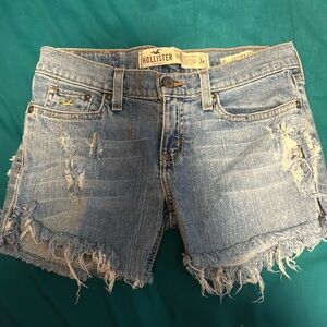 Hollister jean shorts
